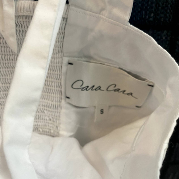 Cara Cara Smocked Helena Top White - Picture 6 of 8